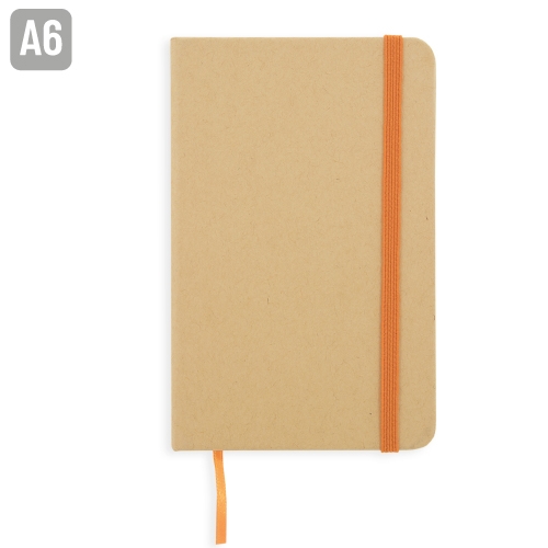 BLOC CARTON ECOLOGICO A6 "IRAI" NARANJA