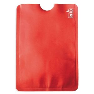 TARJETERO ALUMINIO PROTECTION ROJO