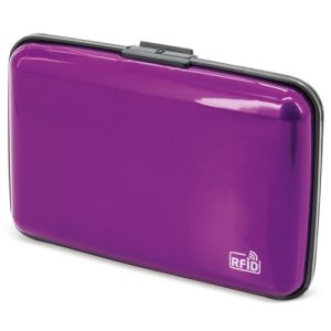 TARJETERO ACORDEON RFID MORGAN LILA