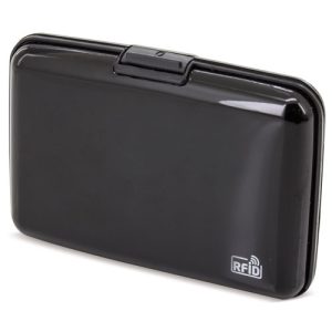 TARJETERO ACORDEON RFID MORGAN NEGRO