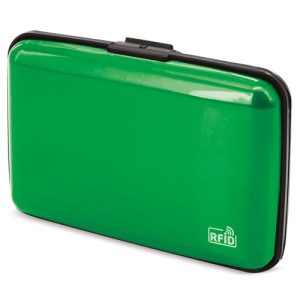 TARJETERO ACORDEON RFID MORGAN VERDE