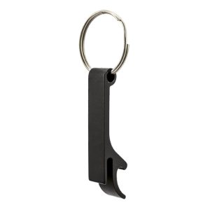 LLAVERO ALUMINIO ABRIDOR TIBET NEGRO