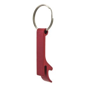 LLAVERO ALUMINIO ABRIDOR TIBET ROJO