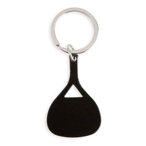 LLAVERO ALUMINIO "PADEL" NEGRO