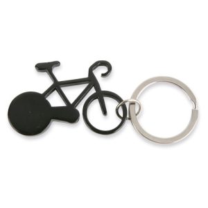 LLAVERO ALUMINIO "BIKE" NEGRO