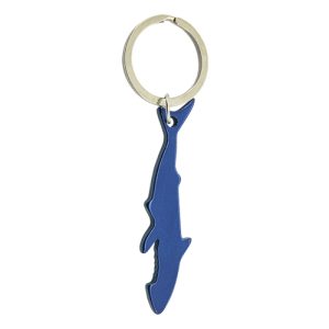 LLAVERO ALUMINIO "TIBURÓN" AZUL
