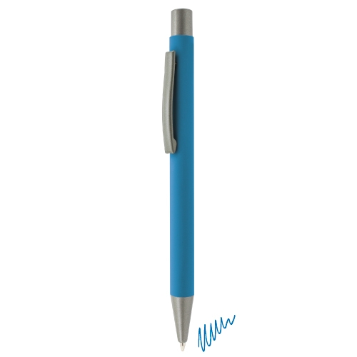 BOLIGRAFO METALICO MUNICH AZUL