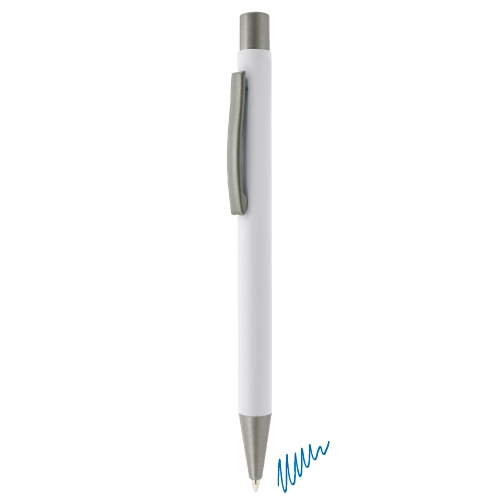 BOLIGRAFO METALICO MUNICH BLANCO