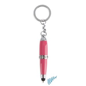 BOLIGRAFO LLAVERO CAPRICHO ROSA