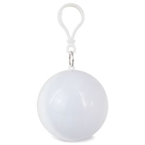 PONCHO LLUVIA PLEGABLE "CHUBI" BLANCO