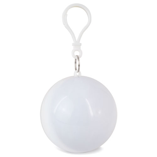 PONCHO LLUVIA PLEGABLE "CHUBI" BLANCO