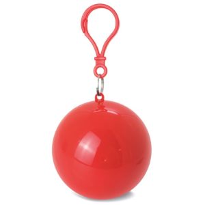 PONCHO LLUVIA PLEGABLE "CHUBI" ROJO