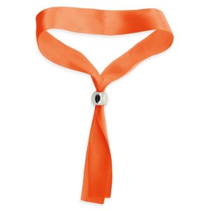 PULSERA BOLITA AJUSTABLE "METROPOL" NARANJA