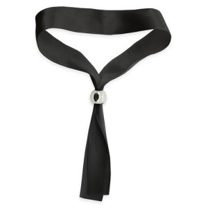 PULSERA BOLITA AJUSTABLE "METROPOL" NEGRO