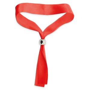 PULSERA BOLITA AJUSTABLE "METROPOL" ROJO