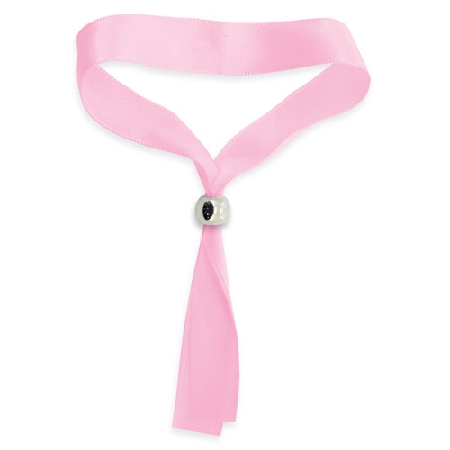 PULSERA BOLITA AJUSTABLE "METROPOL" ROSA