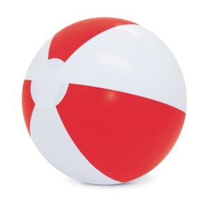 BALON DE PLAYA "BALEAR" BLANCO/ROJO