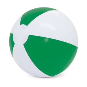 BALON DE PLAYA "BALEAR" BLANCO/VERDE