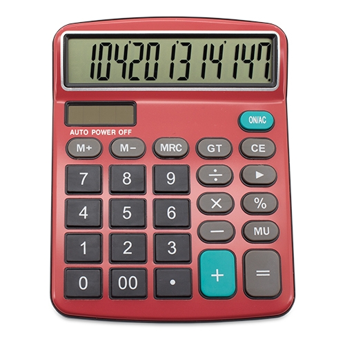 CALCULADORA PROFESIONAL "ZONIX" ROJO