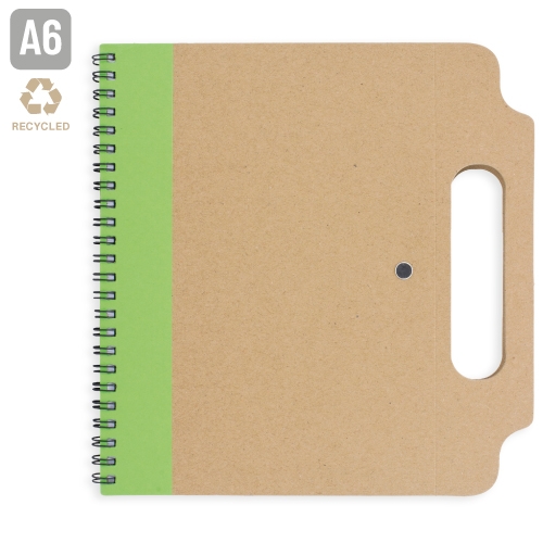 MALETIN LIBRETA RECICLADA DANTE PISTACHO
