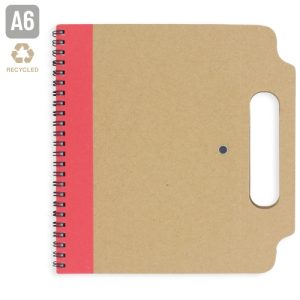 MALETIN LIBRETA RECICLADA DANTE ROJO