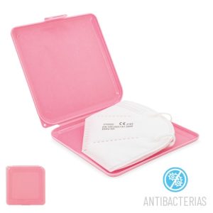 PORTAMASCARILLAS POLIPROPILENO ROSA