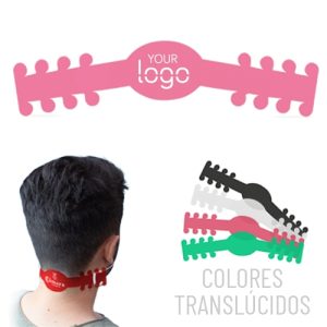 SUJETA MASCARILLAS  "FIX" ROSA