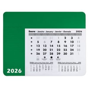 ALFOMBRILLA CALENDARIO "DENNIS" VERDE