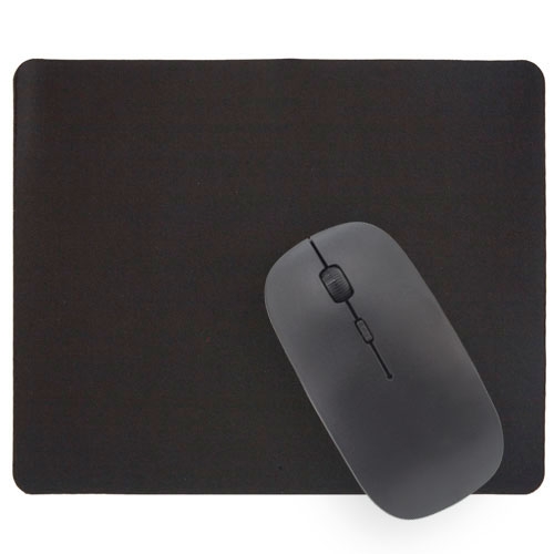 ALFOMBRILLA RECTANGULAR "TOKEN" NEGRO