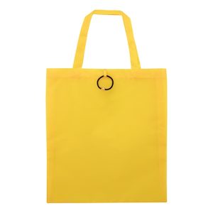 BOLSA PLEGABLE CON GOMA "VERA" AMARILLO