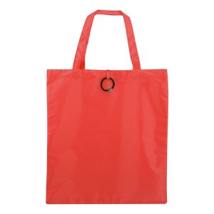 BOLSA PLEGABLE CON GOMA "VERA" ROJO