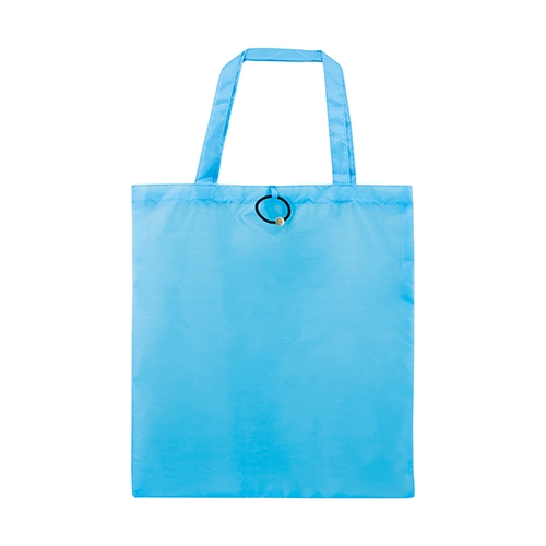 G-006-TU-500x500-1.jpg BOLSA PLEGABLE CON GOMA "VERA" TURQUESA