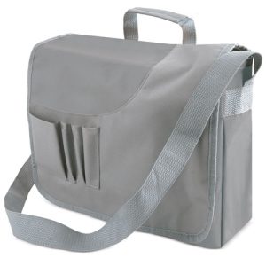 MALETIN PORTADOCUMENTOS "GADGET" GRIS