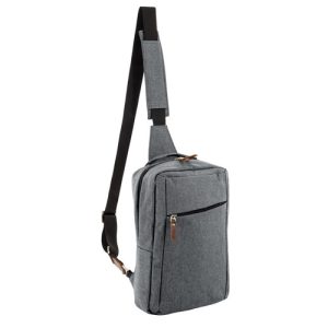 BOLSA BANDOLERA “LUGANO” GRIS