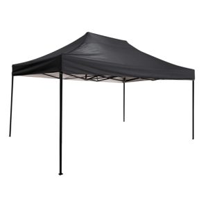 CARPA DE ACERO 3x4,5 M NEGRO