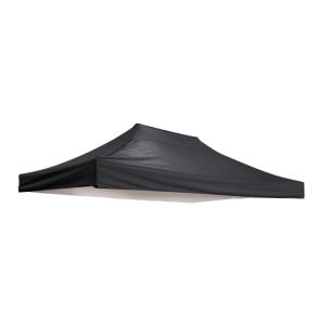 LONA CARPA DE ACERO 3x4,5 M NEGRO