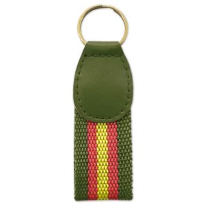 LLAVERO "MILAN" BANDERA ESPAÑA VERDE