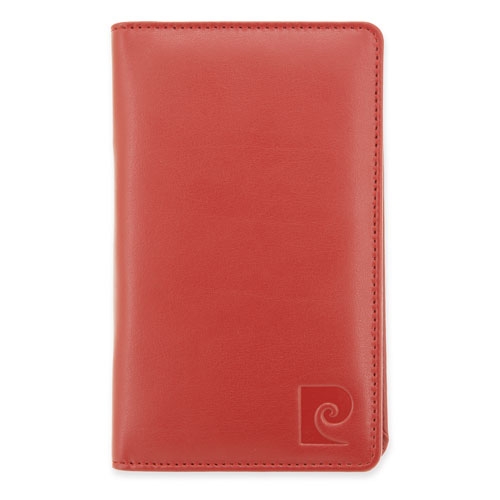 BLOC, BOLIGRAFO Y PORTATARJETAS NIZA PIERRE CARDIN ROJO