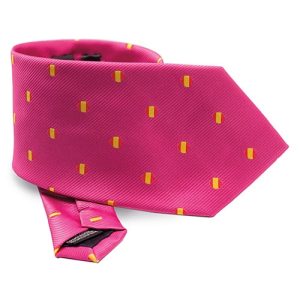 CORBATA MICROFIBRA SPAIN FLAG ROSA