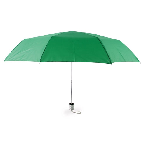 PARAGUAS PLEGABLE "CROMO" VERDE