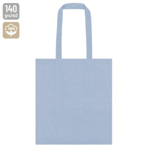 BOLSA ASAS LARGAS 100% ALGODÓN "KELSO" AZUL