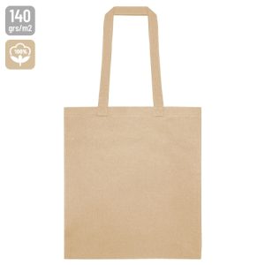 BOLSA ASAS LARGAS 100% ALGODÓN "KELSO" CAMEL