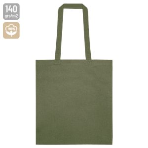 BOLSA ASAS LARGAS 100% ALGODÓN "KELSO" KAKI