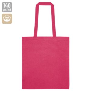 BOLSA ASAS LARGAS 100% ALGODÓN "KELSO" ROSA