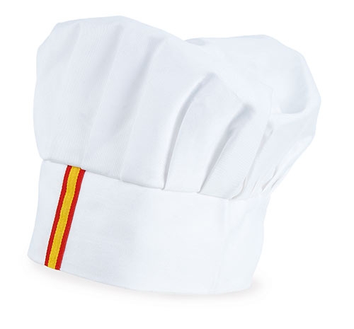 T-049-ESP-BL-500x500-1.jpg GORRO COCINERO BANDERA BLANCO "RONCER"