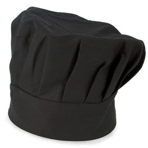 T-049-NE-500x500-1.jpg GORRO COCINERO NEGRO "RONCER"