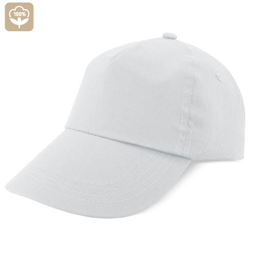 T-100-BL-500x500-1.jpg GORRA 100% ALGODÓN VELCRO "NAVIA" BLANCO