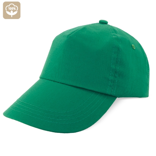 GORRA 100% ALGODÓN VELCRO "NAVIA" VERDE