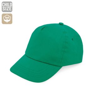 GORRA DE ALGODÓN NIÑO "SALAZ" VERDE