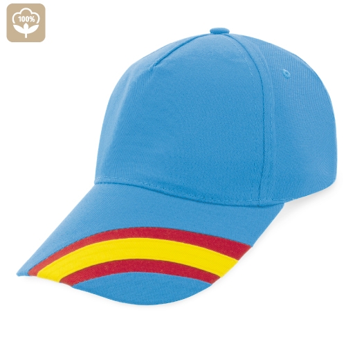 T-145-AZ-MED-500x500-1.jpg GORRA NACIONAL 5 PANELES ALGODN PEINADO "DEVA" AZUL MEDIO